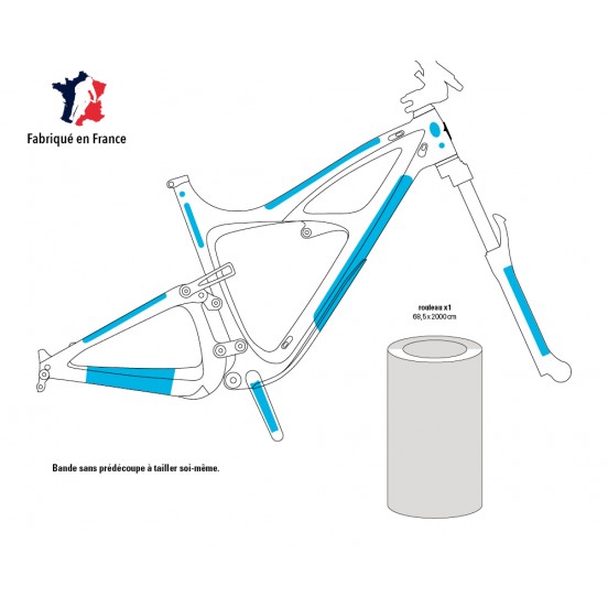 Sticker VTT YTWO - Rouleau atelier CoatUp VBR 300 • Brillant
