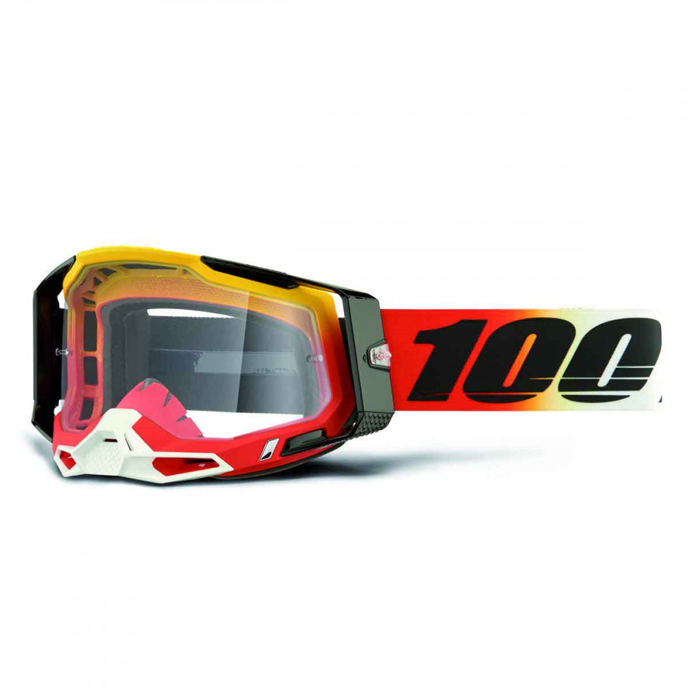 Masque 100% - Racecraft 2 - Ogusto - Clear lens